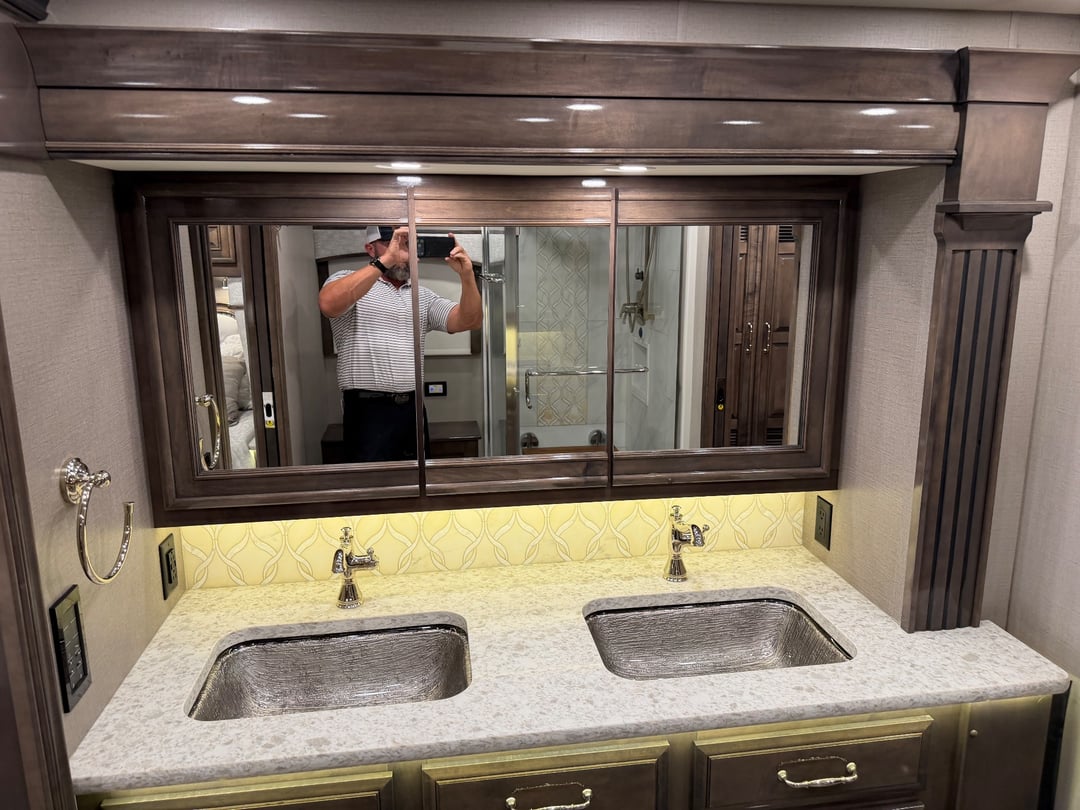 2021 Entegra Coach Cornerstone 45F, Bathroom photo 3