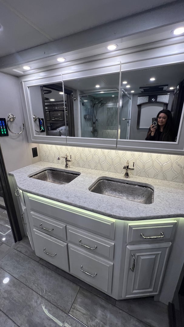 2021 Entegra Coach Cornerstone 45B, Bathroom photo 5