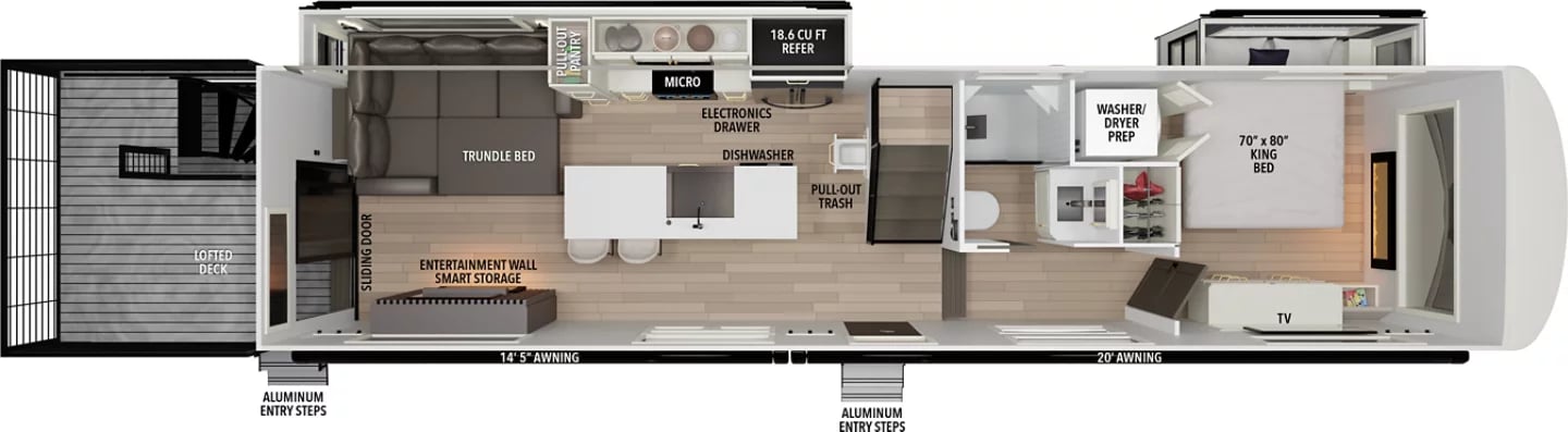 Grand Design Foundation 42GD floor plan