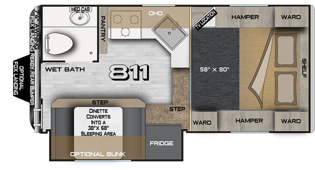 2025 Northwood Arctic Fox Camper 811 - Photo 3