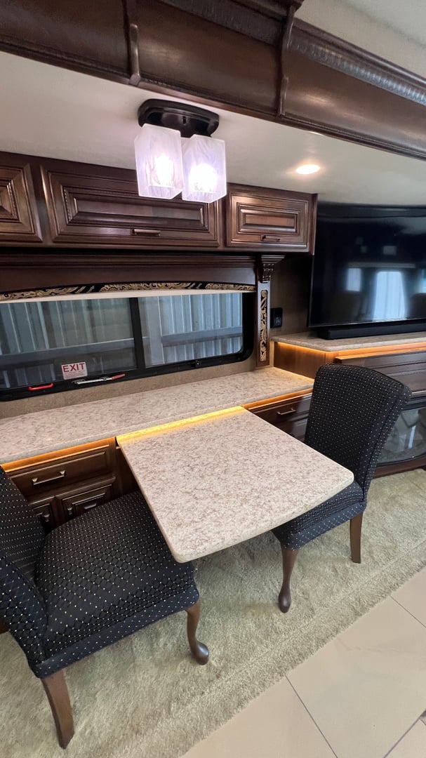 2017 Entegra Coach Cornerstone 45B, Dining area photo 2