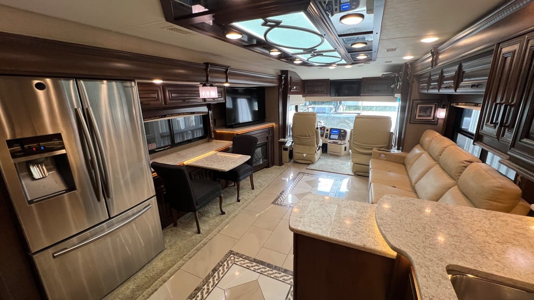 2017 Entegra Coach Cornerstone 45B, Living area photo 2