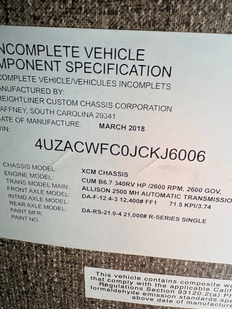 2019 Fleetwood Pace Arrow LXE 38N, Other photos photo 2