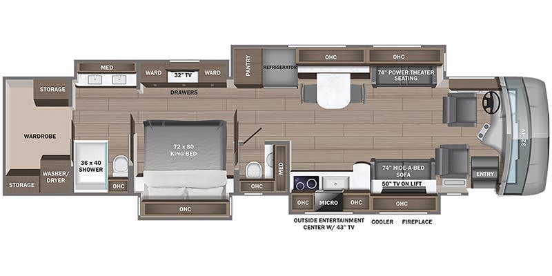 45D floorplan