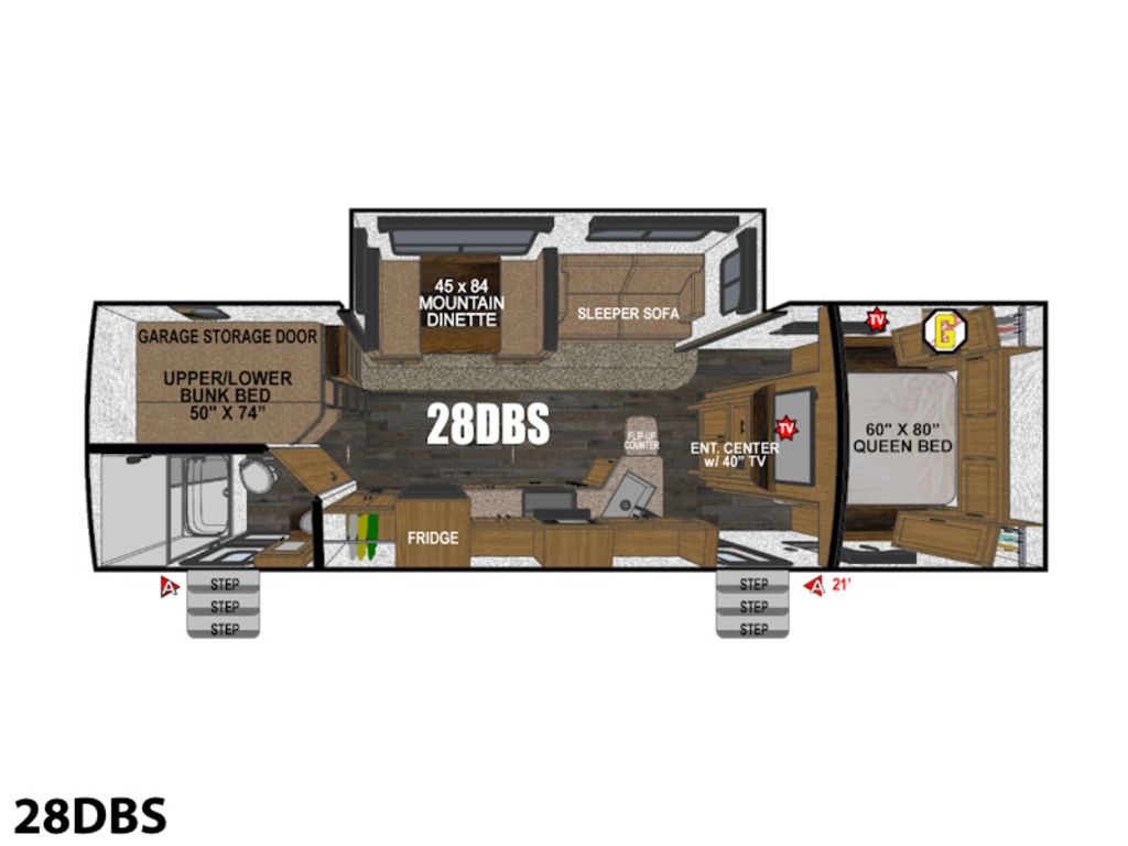 2025 Outdoors RV Back Country Series 28DBS - Photo 3