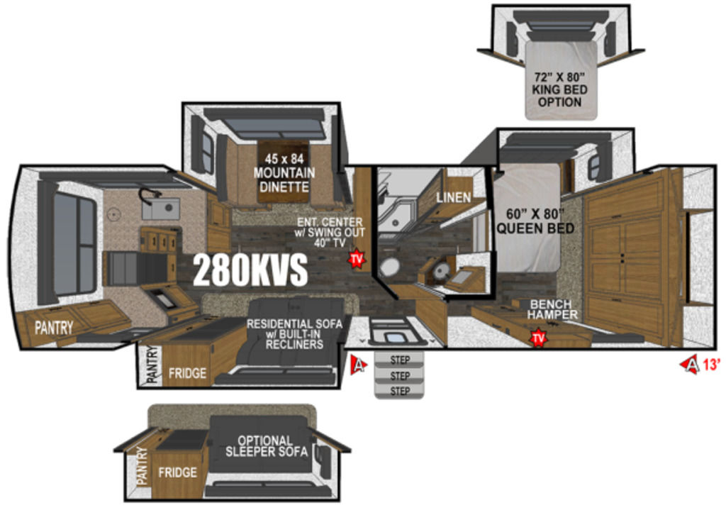 2026 Outdoors RV Mountain Series Black Stone 280KVS - Photo 3