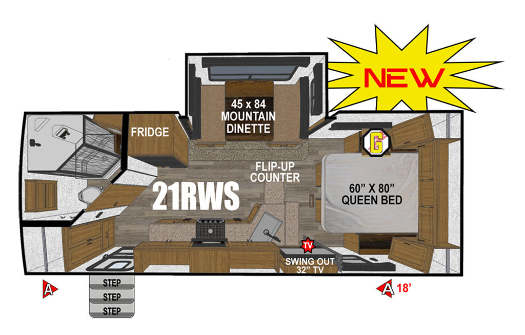 2025 Outdoors RV Back Country Series 21RWS - Photo 3