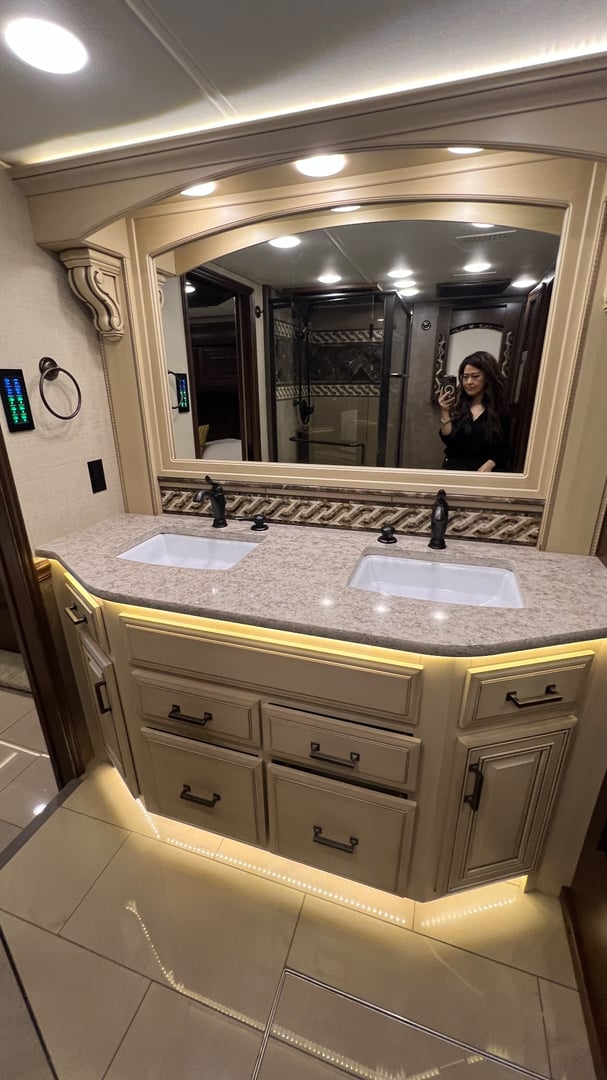 2017 Entegra Coach Cornerstone 45B, Bathroom photo 5