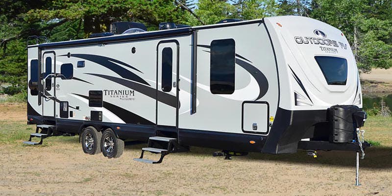 Outdoors RV Titanium Series Black Stone 260RLS exterior