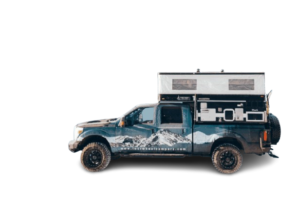 Four Wheel Camper Raven BASE ROLL OVER COUCH exterior