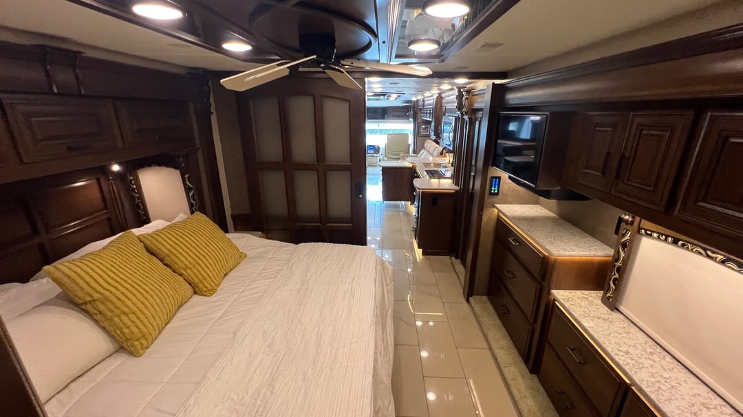 2017 Entegra Coach Cornerstone 45B, Bedroom photo 2