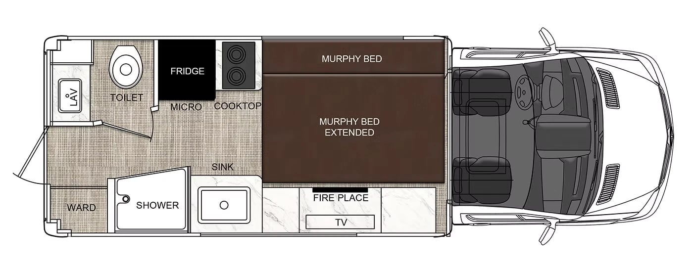 Chinook RV Summit EB floor plan
