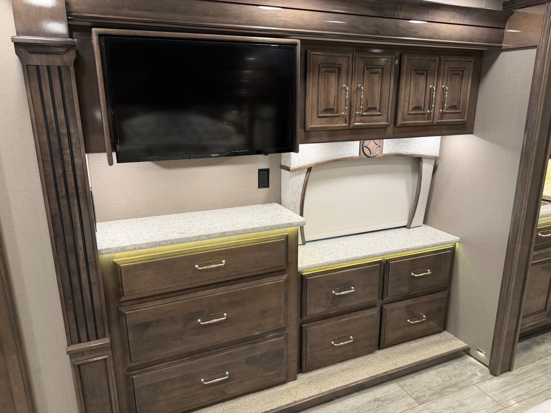 2021 Entegra Coach Cornerstone 45F, Bedroom photo 2