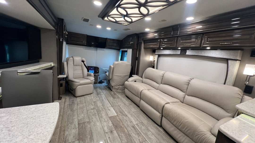 2021 Entegra Coach Cornerstone 45B, Living area photo 3