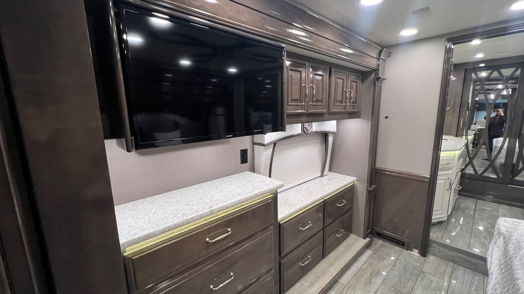 2021 Entegra Coach Cornerstone 45B, Bedroom photo 3