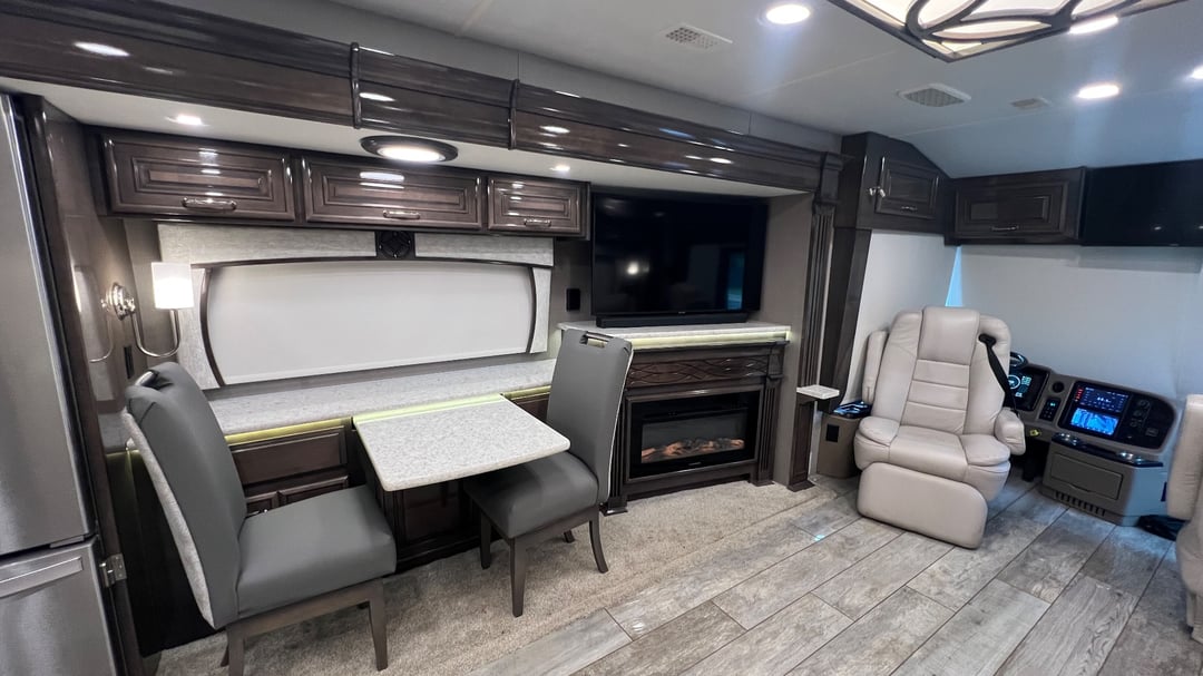 2021 Entegra Coach Cornerstone 45B, Dining area photo 2