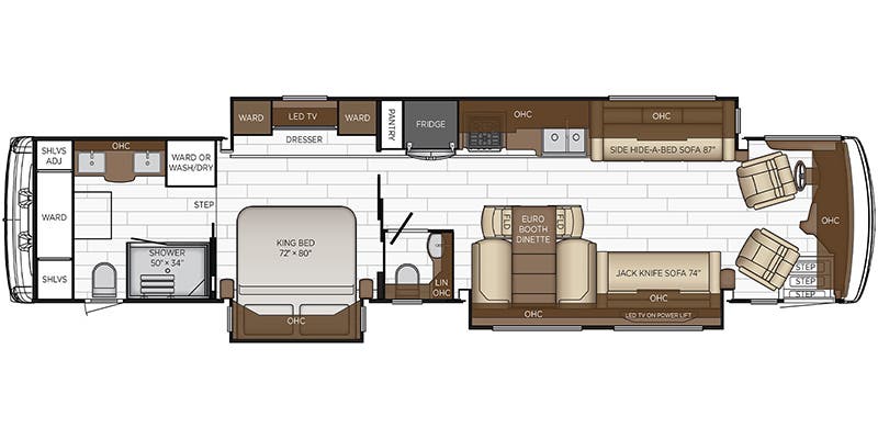 2023 Newmar Dutch Star 4370 - Floor plan