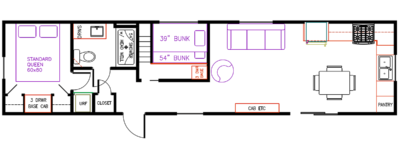 Elevation Park Model Company 3 Series 3-108CA exterior