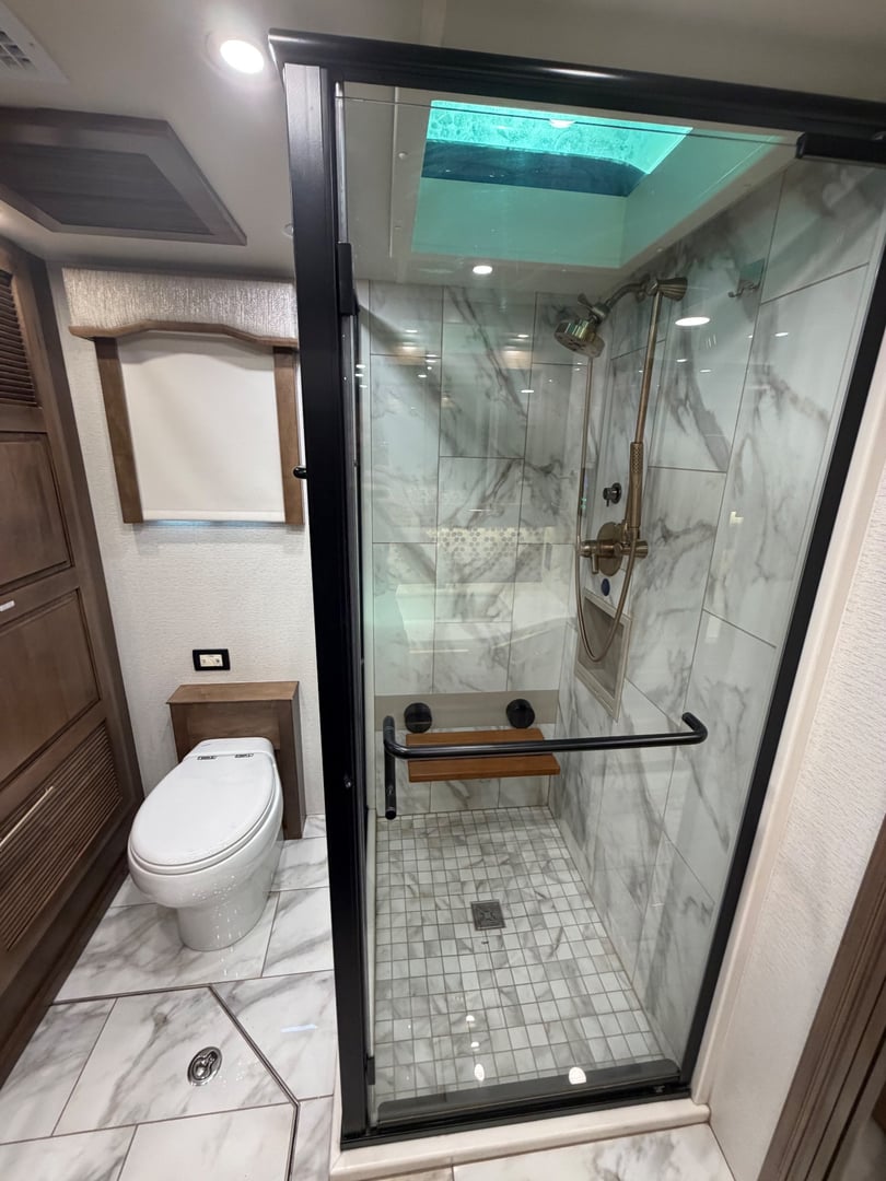 2022 Entegra Coach Cornerstone 45B, Bathroom photo 4