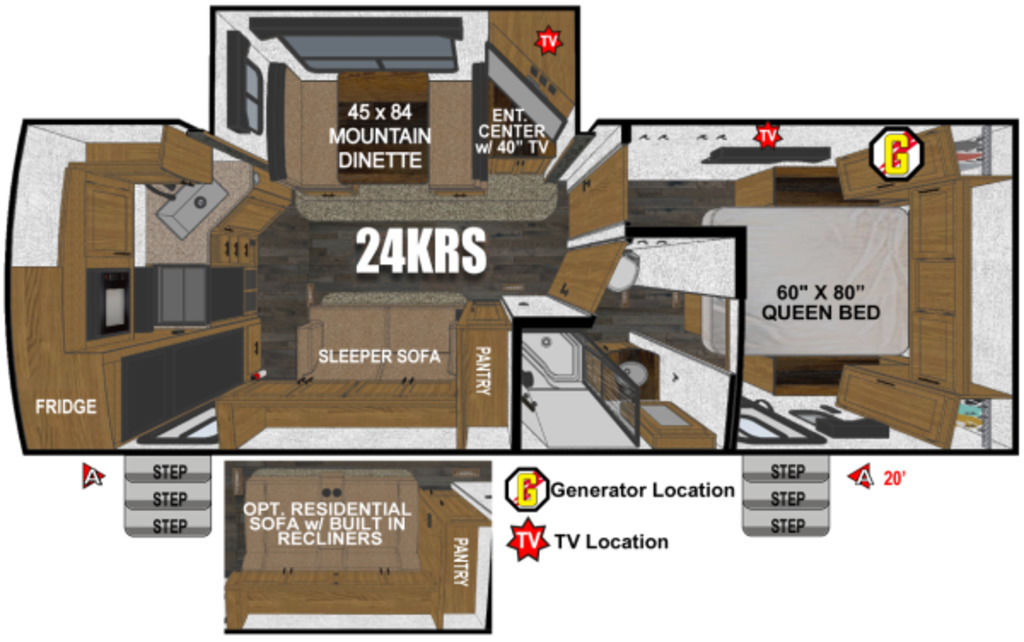 2026 Outdoors RV Back Country Series 24KRS - Photo 3