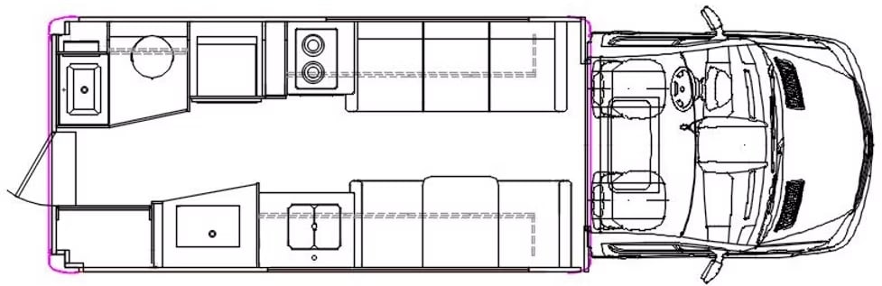 2026 Chinook Maverick SS - Floor plan
