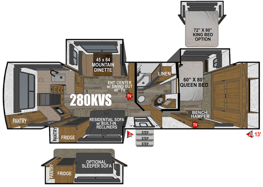 2026 Outdoors RV Titanium Series Black Stone 280KVS - Photo 3