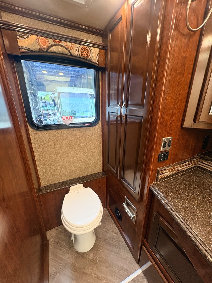 2019 Fleetwood Pace Arrow LXE 38N, Bathroom photo 3