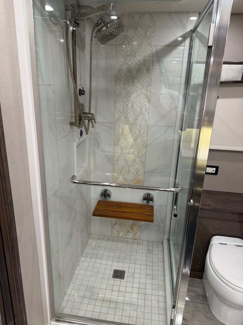 2021 Entegra Coach Cornerstone 45F, Bathroom photo 7