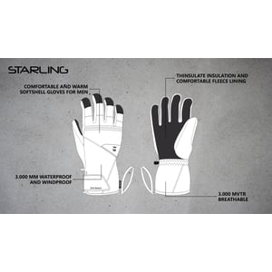 0436 - Skihandschoenen Premium Heren • Softshell •
