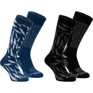 0849 - Ski Socks Men • 2-Pack • Print •