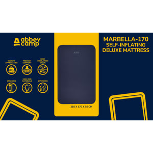 21ES - Zelfopblazende Slaapmat Deluxe Comfort 2P EW • Marbella-170•