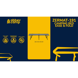 21FB - Camping Bed Ease & Fold Vering • ZERMAT-191 •