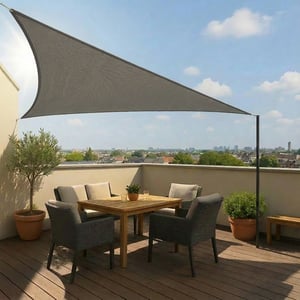 21XS - Schaduwdoek HDPE 3.6 x 3.6 x 3.6 m • MURCIA-360 •