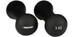 42DC - Handgewicht Set • Bone - 2 x 3 Kg • - Zwart