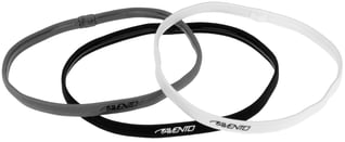 44AH • Sporthaarband Elastiek 3 Stuks • Black •