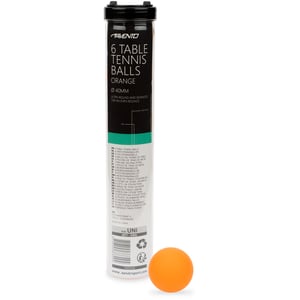 46TI - 6 Tafeltennisballen • ABS Orange •