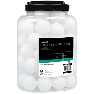 46TR - Table Tennis Balls ABS in Jar • 60 Pieces •