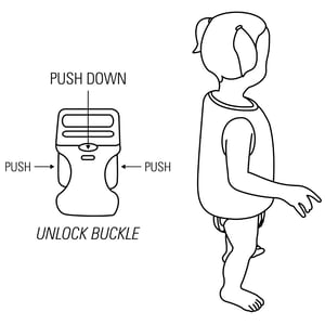 52ZY - Schwimmweste • 3-6 Jahr • 18-30 kg •