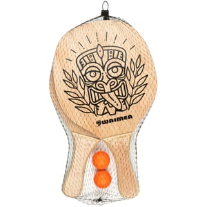 63BC - Beachball Satz mit Holzgriff