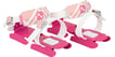 N10AI06 - Bob Ice Skates Adjustable Print • Pinker Bob • - Pink/White