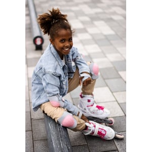 N61EC02 - Skate Beschermset Kinderen • Concrete Rose •