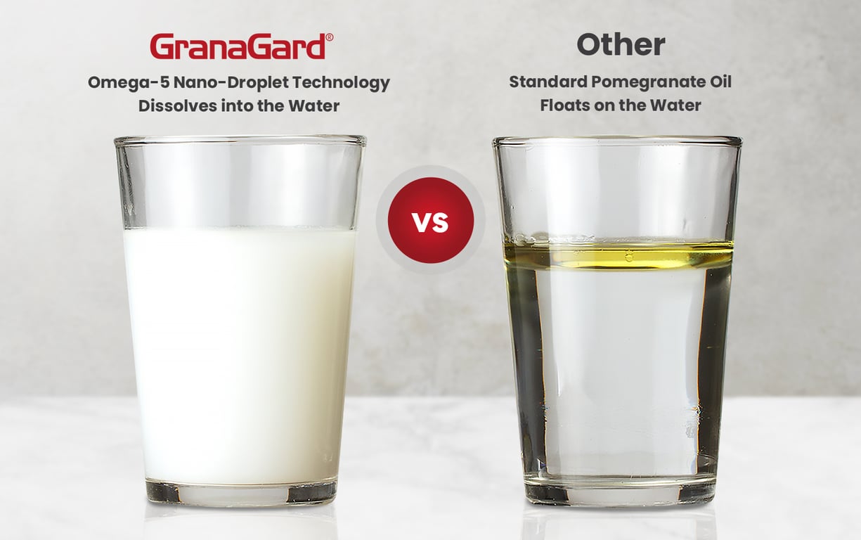 Omega-5 Nano-Droplet Technology Dissolves into the Water