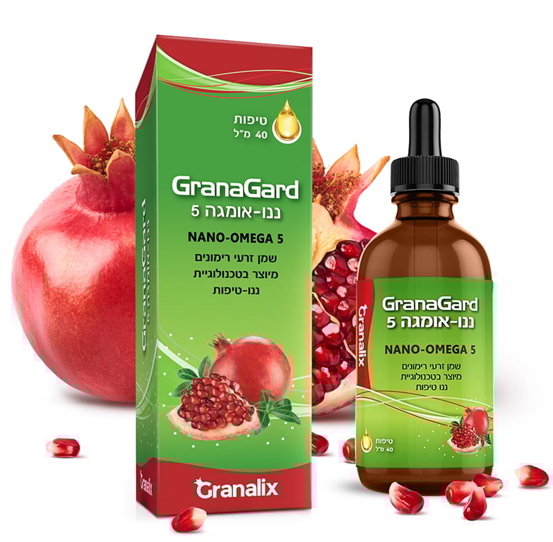 גרנה גארד טיפות, קופסה ובקבוק