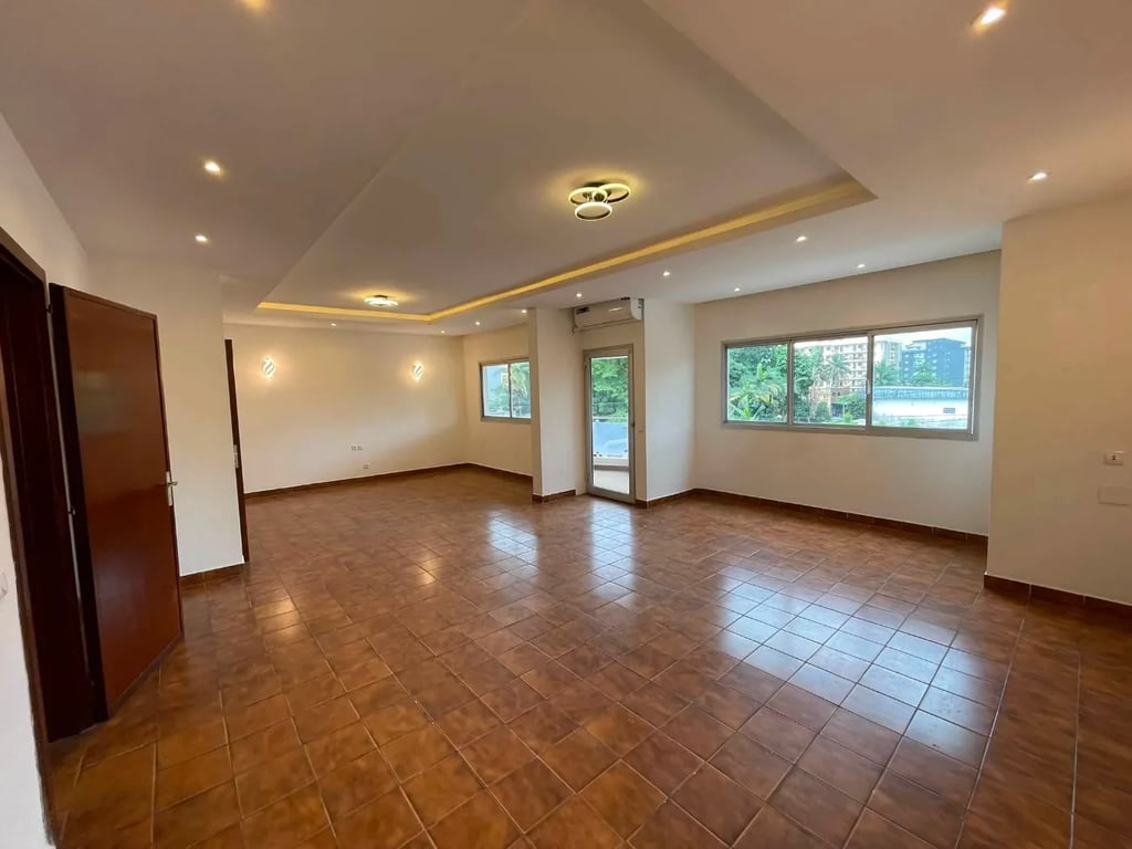 Unfurnished 03-bedroom flat | Bonapriso | 800,000 FCFA