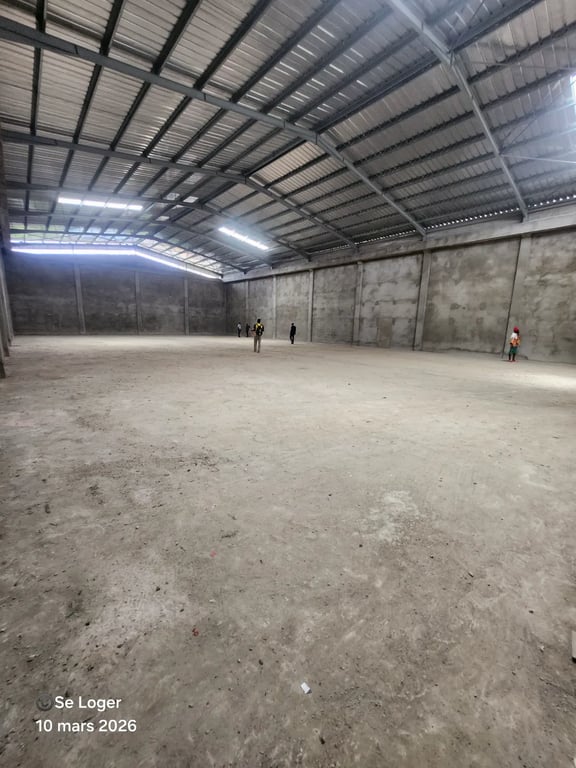 Entrepôt 1000 m² à Yassa près de Bocom - 2,5M FCFA