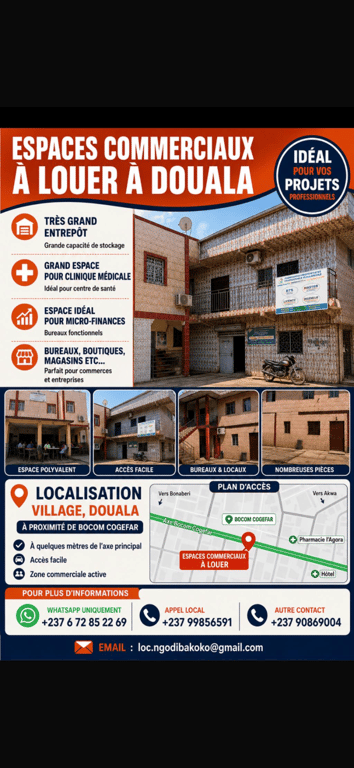 Location locale commercial