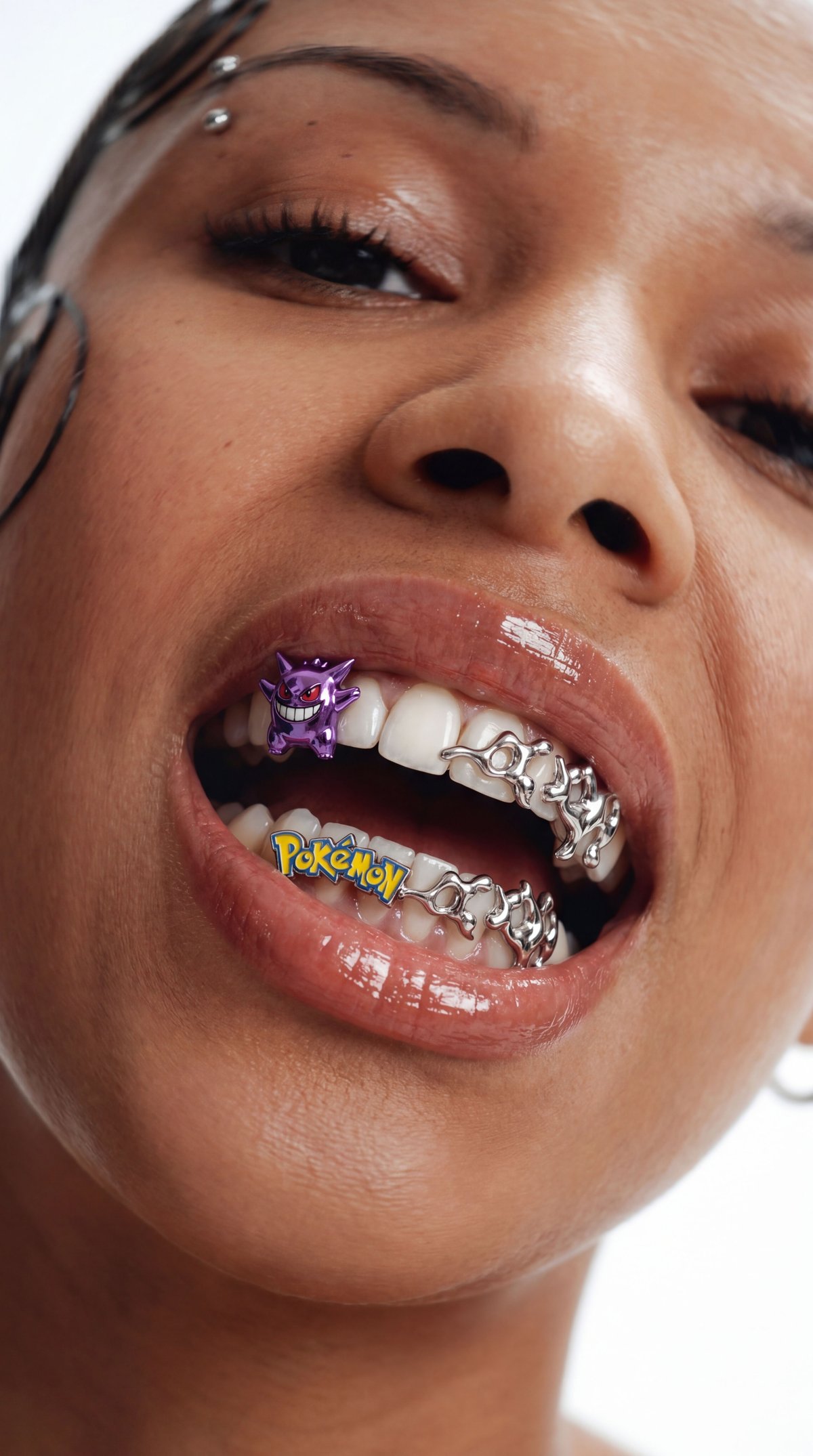 Gengar Pokémon-inspired grillz