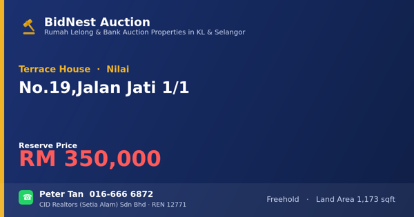 Terrace House · No. 19, Jalan Jati 1/1