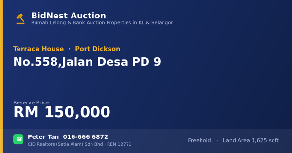 Rumah Teres · No. 558, Jalan Desa PD 9