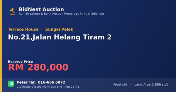 Rumah Teres · No. 21, Jalan Helang Tiram 2